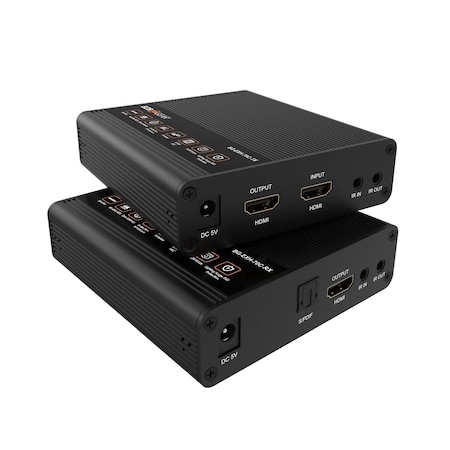 Bzbgear 4K UHD HDMI Extender with Bi-directional IR and Zero Latency up to 230ft BG-EXH-70C